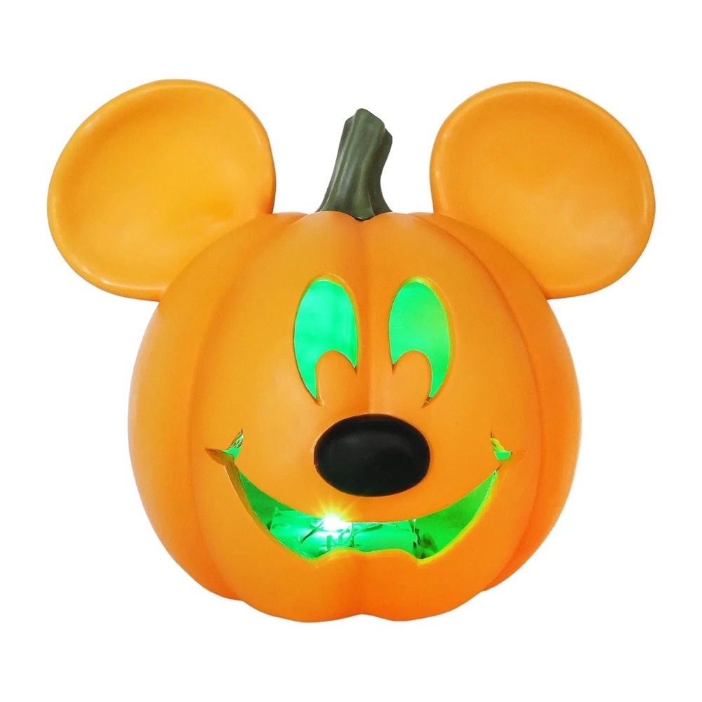 Disney Mickey Halloween LED Light Up Resin Pumpkin Decor - Picture 2 of 2